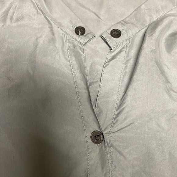 Turnover 100% silk long top - Picture 2 of 9